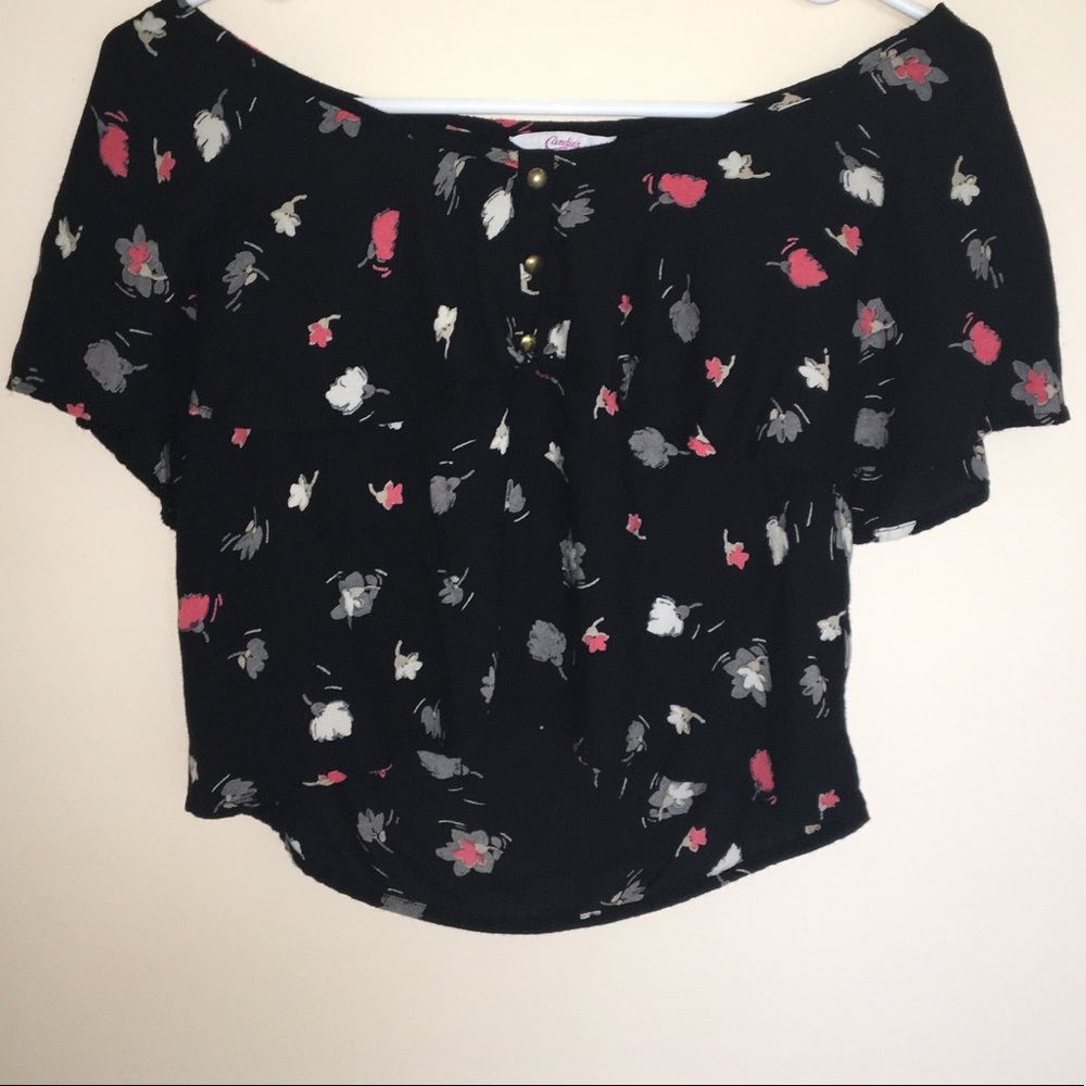 Floral Off the Shoulder Top
